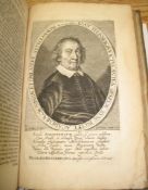 DUTCH PORTRAITS, defective folio, 17th c., with engr. portraits by S. van Lamsweerde, vellum