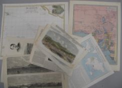 [MAPS] group of 9 maps and views covering Pacific / Australia / NZ (9).