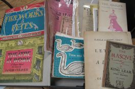 THEATRE etc; misc. books, pamphlets & ephemera (1 box).