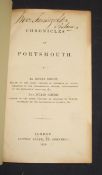 [PORTSMOUTH] SLIGHT (H. & S.) Chronicles of Portsmouth, 12mo, subscribers list, recent half calf,