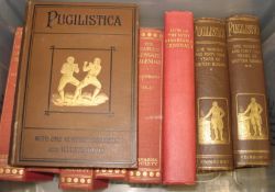 [BOXING, LOW LIFE, etc.] MILES (H.) Pugilistica. The History of Boxing, 3 vols, 8vo, plates,