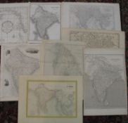 [MAPS] group of 8 maps covering India (8).