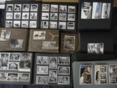 PHOTO ALBUMS: a group of six snapshot albums of the Far east and Europe.