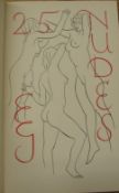 GILL (Eric) 25 Nudes. 1938 1st Edn., original cloth, printed from blocks by Hague & Gill (1).