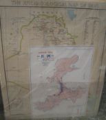 A map of Iraq (on board) and a map of a Chinese province.