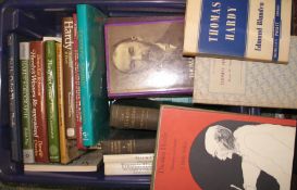 THOMAS HARDY, coll'n of books about the author & his landscape (1 box).