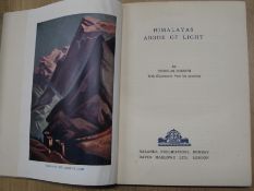 ROERICH (Nicholas) Himalayas. Abode of Light, 4to, col. frontis & tipped-in plates, cloth-backed