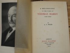 Thomas Hardy by A. P. Webb. Bibliography of the works of Thomas Hardy, publ. Hullings 1916, 1st