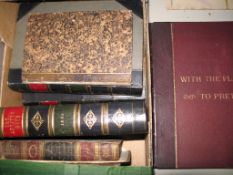 A box of bindings etc. (Q).