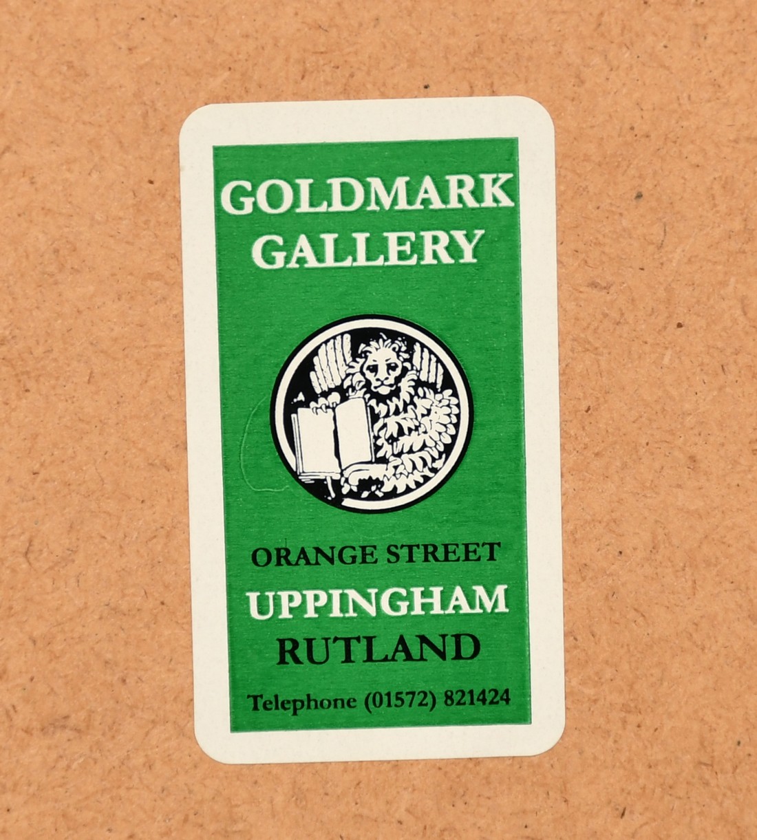 David Hockney (b. 1937), 'Home (1969)', etching, Goldmark Gallery label verso, 17.75" x 12.25" (45 x - Image 4 of 5