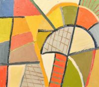 Kanwaldeep Singh Kang 'Nicks', (1964-2007), an untitled abstract study, oil on canvas, signed and