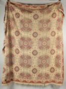 A FINE LATE 18TH - EARLY 19TH CENTURY NORTH INDIAN KASHMIRI MOON SHAWL.