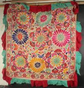 A RAJASTHANI EMBROIDERED TEXTILE.
