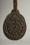 A TIBETAN BUDDHIST WALL HANGING CALENDAR, 11cm x 8.5cm.