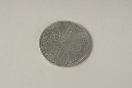 AN 1889 VICTORIAN DOUBLE FLORIN.