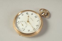 A GENTLEMAN'S DENISON VERTEX POCKET WATCH.