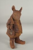 A CAST IRON BEATRIX POTTER FIGURE 