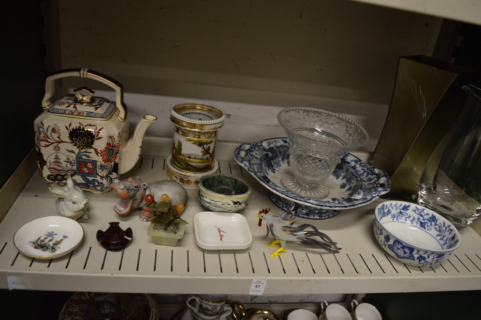Decorative and household china and glass.