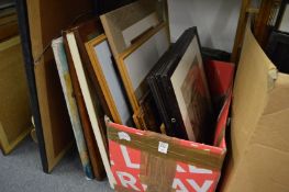 Various paintings, prints and engravings etc.