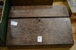 A palm wood lap desk.