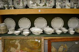 A Minton Dryden dinner service.