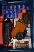 A Tri-ang tractor no.2 together with other models and cars etc.