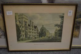 Three decorative prints.