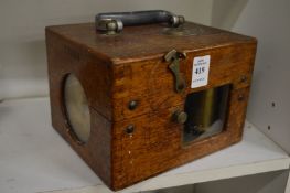 A racing pigeon timing clock.