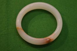 A jade bangle.