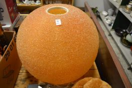 A large decorative light fitting.