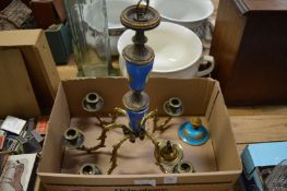 Decorative candelabra and decorative chandelier etc.