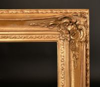 A 20th Century gilt composition swept frame, rebate size 40