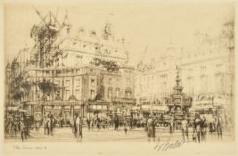 William Walcot (1874-1943), 'The Circus 1925-6', drypoint etching, signed in pencil, 5.5