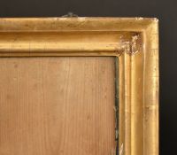 A pair of 19th Century moulded frames, rebate size 15