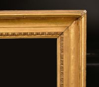 A good quality 19th Century gilt frame with inset glass, rebate size 30