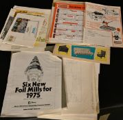 A Collection of original artwork and correspondence and printed material relating to advertising,