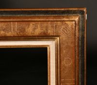 A modern incised frame, rebate size 18