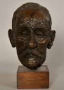 Sally Hersh (1936-2010), Charlie Pilkington, Circa 1974, bronze resin, 13