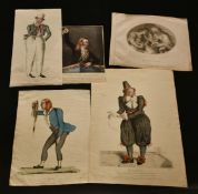 A group of thirteen etchings and engravings after Bartolozzi and other, all unframed, some a/f, (