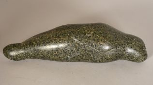 Sally Hersh (1936-2010), a seal pup, soapstone, 14.25