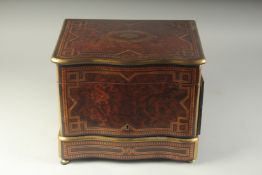 A SUPERB 19TH CENTURY FRENCH LIQUEUR SET by COIGNARD, PARIS, comprising four decanters and stoppers,