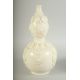 A CHINESE DING STYLE WHITE GLAZED DOUBLE GOURD VASE, with moulded decoration, 29cm high. - Image 9 of 11