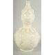 A CHINESE DING STYLE WHITE GLAZED DOUBLE GOURD VASE, with moulded decoration, 29cm high. - Image 1 of 11