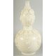A CHINESE DING STYLE WHITE GLAZED DOUBLE GOURD VASE, with moulded decoration, 29cm high. - Image 4 of 11