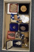 A good collection of shooting medals, National Rifle Association and others awarded to Captain W J