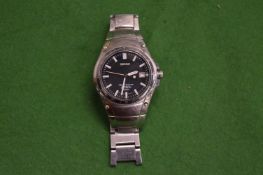A gentleman's Seiko stainless steel wristwatch.