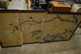 Chinese folding screen (faults).