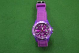 A colourful Avalanche wristwatch.