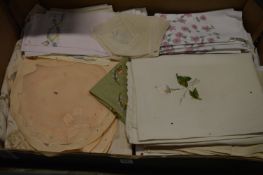 Various tablecloths, runners, napkins etc.