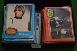 Star Wars, a quantity of original collectors cards.